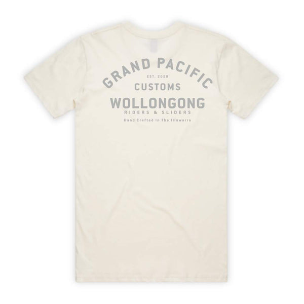 WOLLONGONG ADDRESS TEE  in VINTAGE WHITE